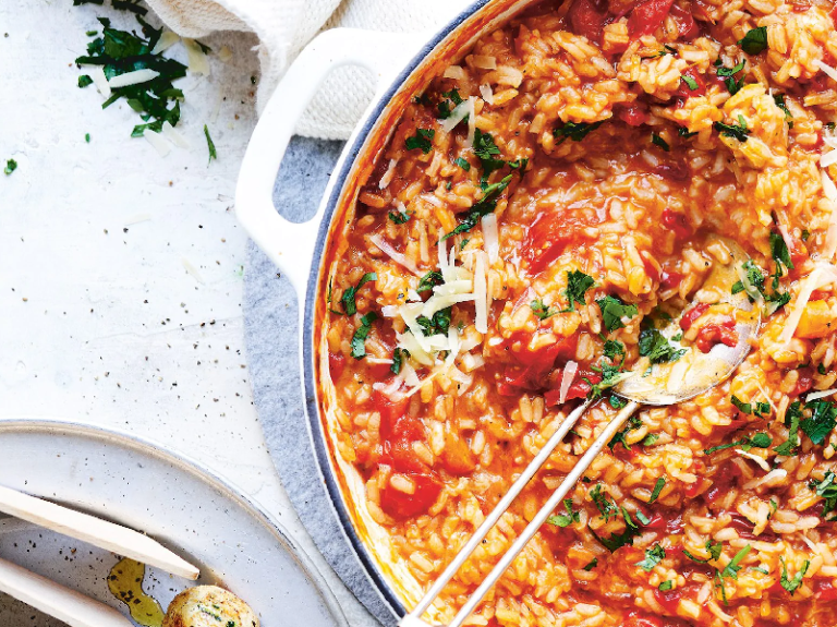 Roasted Red Pepper Risotto - Green Park